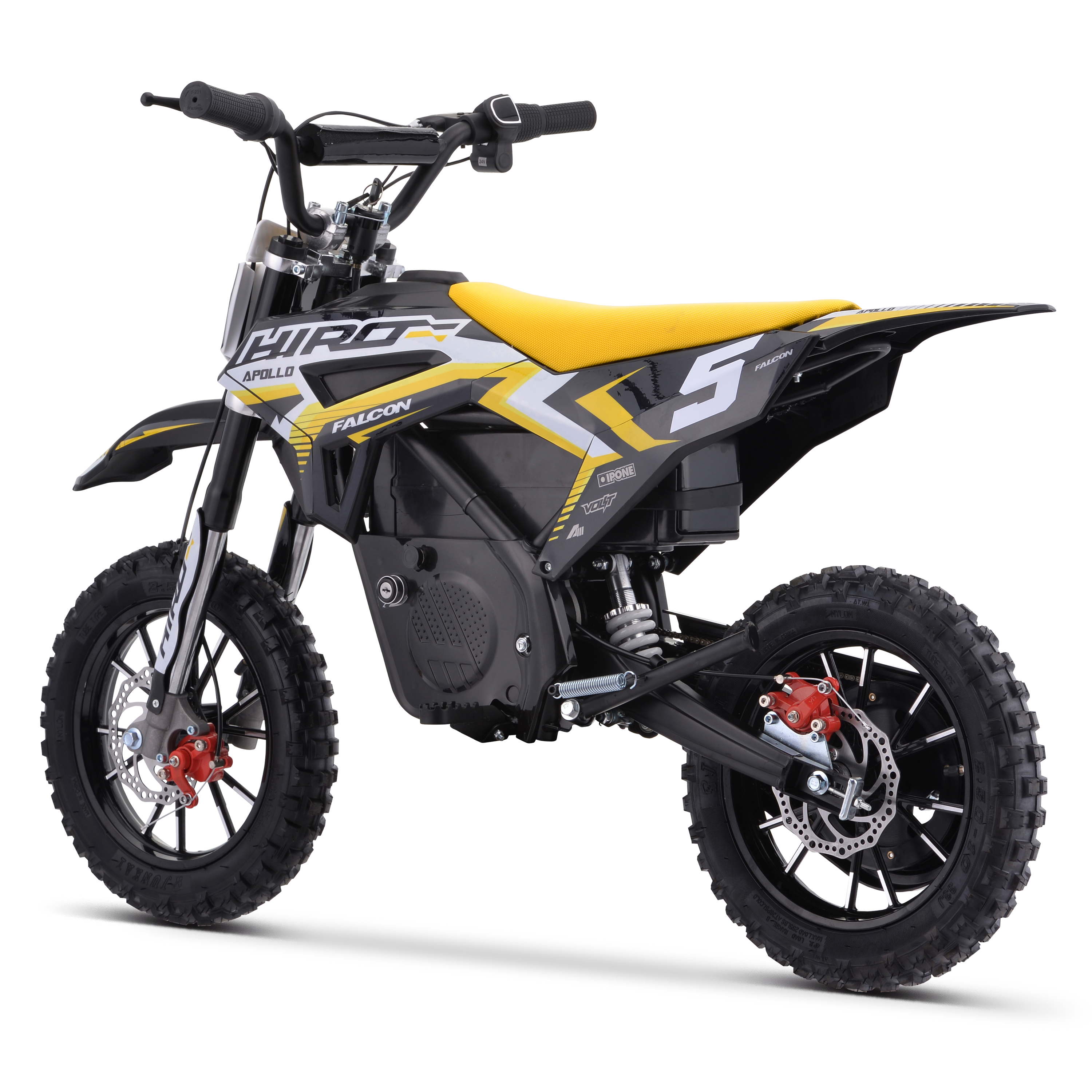 Hiro Falcon 550w Yellow Electric Pocket Bike