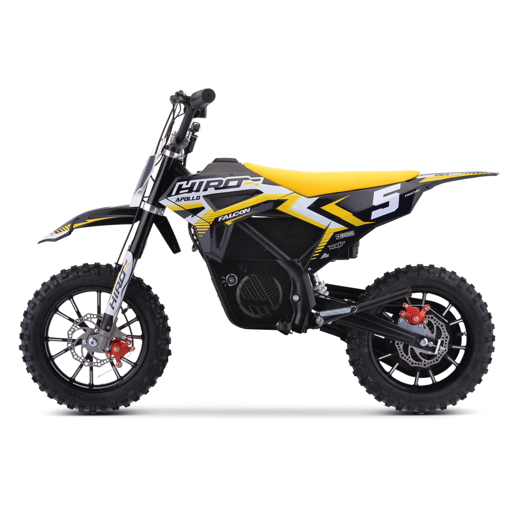 Hiro Falcon 550w Yellow Electric Pocket Bike