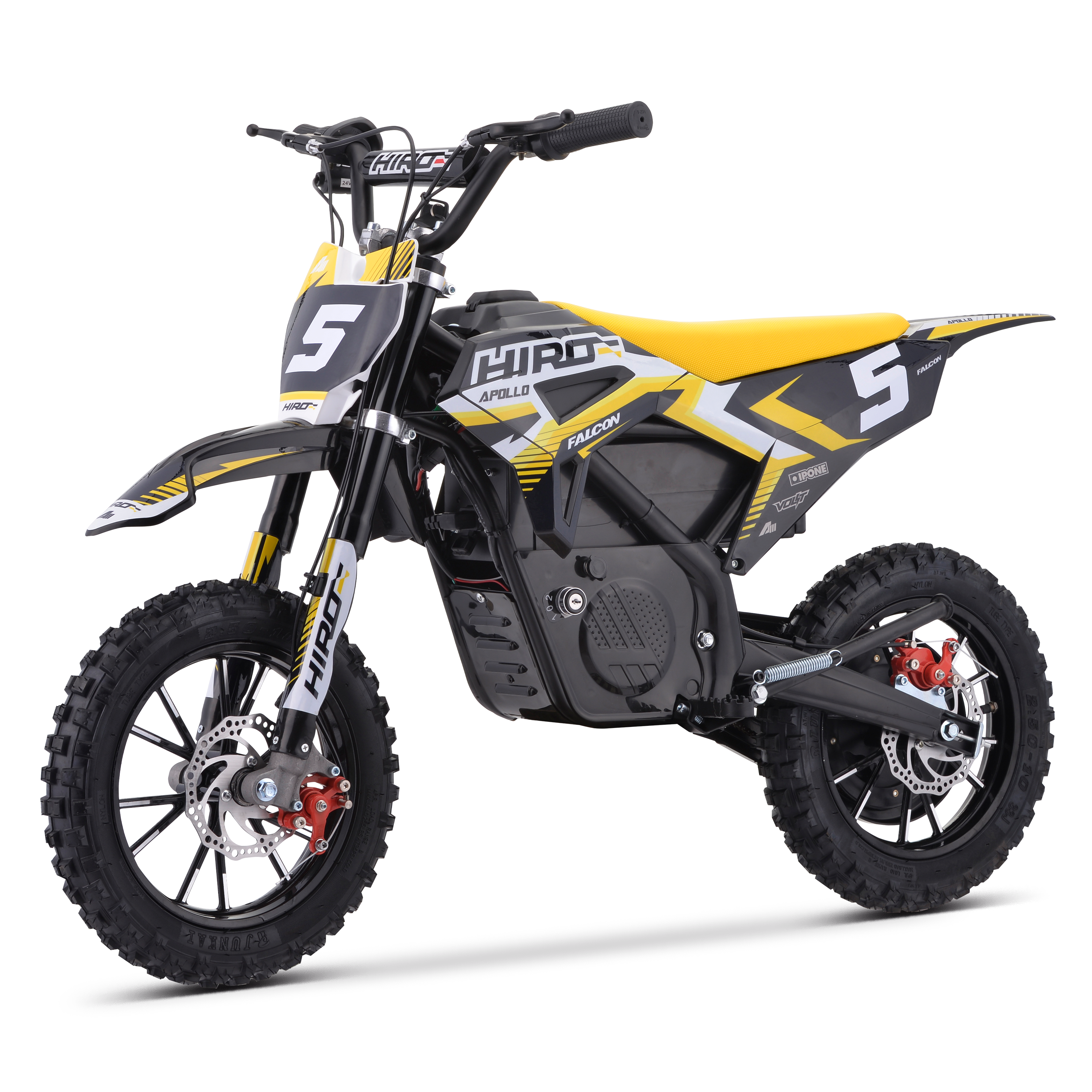Hiro Falcon 550w Yellow Electric Pocket Bike